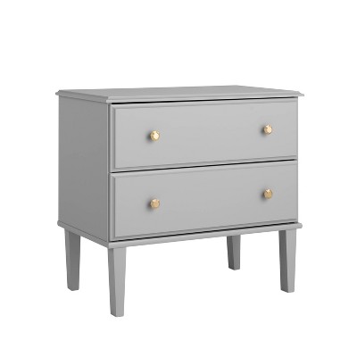 Prepac Lux 2 Drawer Bedside Nightstand