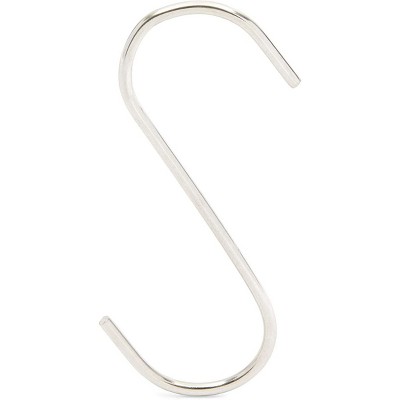 Juvale 50 Pack Metal S Shaped Hooks, Stainless Steel Hangers Bulk Set, 3.9 in