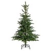 Nearly Natural 5-ft Layered Washington Spruce Christmas Tree with 200 Clear Lights and 385 Bendable Branches - 3 of 4