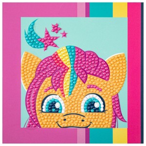 DIAMOND DOTZ Quick DOTZ My Little Pony Sunny Starscout Always Sunny Diamond Art Painting Kit 5.1" X 5.1" - 1 of 4