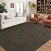 COZONY Washable Modern Area Rug Runner with Non-Slip Backing, Low Pile Braided Print Accent Carpet Mat for Living Room and Bedroom - 2 of 4
