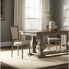 HomeRoots Set of Two Gray Upholstered Fabric And Solid Wood Dining Side Chairs - 2 of 4