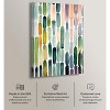 Art Remedy Greenery Raindrops Green Abstract Wall Art Unframed - 3 of 4