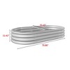 WELLFOR Metal Outdoor Garden Bed 35.43"x70.86" - 4 of 4