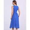 INSPIRE CHIC Women's Summer Sleeveless A Line Midi Cotton Crewneck Casual Tank Dress - 4 of 4