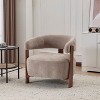 Christopher Knight Home Aubert Modern Rubberwood Upholstered  Accent Chair - 2 of 4