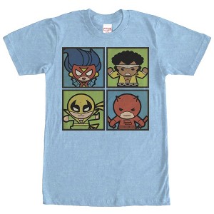 Men's Marvel Heroes for Hire Kawaii T-Shirt - 1 of 3