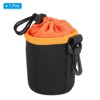 Unique Bargains Neoprene Shockproof Waterproof Camera Lens Bag Black&Orange 1 Pc - 3 of 3