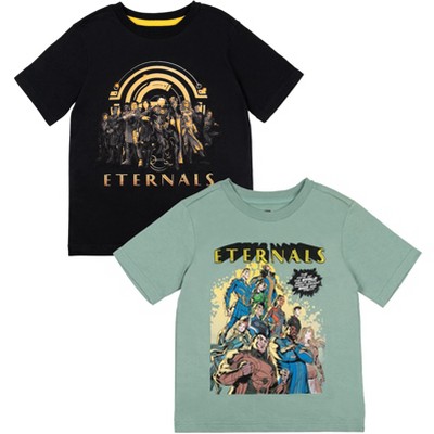 Marvel Eternals,Avengers,Shang-Chi and the Legend of the Ten Rings 2 Pack T-Shirts Little Kid to Big Kid