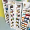 Famapy Garage Storage Cabinet with Rotating Shelves & Door Compartments,Multi-Layer Organizer,Sturdy Construction,for Tools & Garden Supplies - 2 of 4