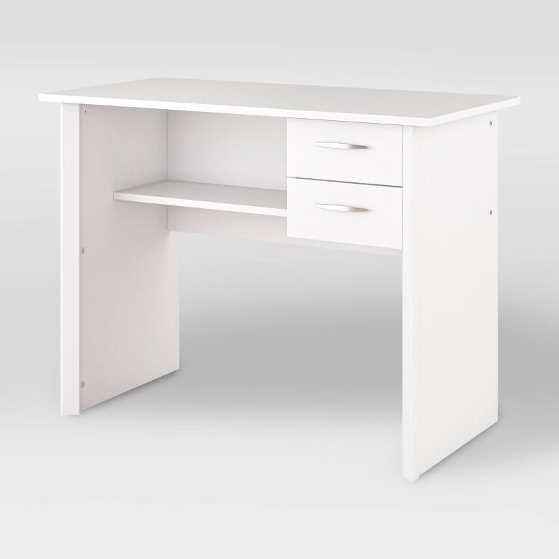 Kingston 2 Drawer Desk White - CorLiving, 6 of 12