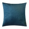 18"x18" Snowflakes Velvet Foil Printed Holiday Square Throw Pillow - Edie@Home - 2 of 4