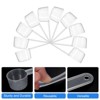 Unique Bargains Plastic Disposable Coffee Spices Short Handle Measuring Spoons 10 Pcs - 3 of 4