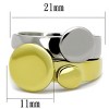 Slickblue Women's Minimalist Two-Tone Stainless Steel Ring with Gold & Silver IP Finish, 9.1g, size 5–10 - 2 of 4