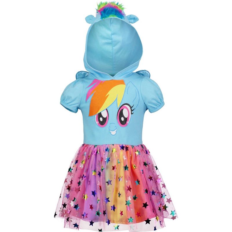 My Little Pony Rainbow Dash Sunny Starscout Baby Girls Cosplay Tulle Dress Infant , 3 of 10