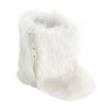 Sophia’s Faux Fur Boots for 18” Dolls, White - 2 of 3
