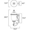 Maxim Lighting Carriage House DC 3 - Light Wall Light in  Oriental Bronze - 2 of 2