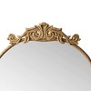 Sapphtopaz 58"x24" Full Length Mirror with Ornate Carved Applique, Arched Mirror Full Length, Full Body Mirror Hanging Wall Mounted Mirror - 4 of 4
