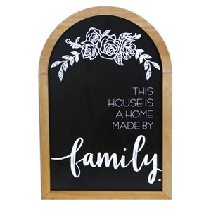VIP Wood 20.5 in. Black Family Sign - 1 of 2