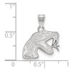 Black Bow Jewelry 14k White Gold Florida A&M Rattlers NCAA Small Pendant - 2 of 3