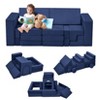 TROPOW 22Pcs Modular Kids Play Couch, Kids Couch Convertible Nugget Couch, Floor Sofa for Children, Kids Couch for Playroom Bedroom - 2 of 4