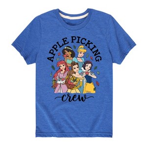 Girls' - Disney Princess - Apple Picking Crew Short Sleeve Graphic T-Shirt - 1 of 4