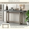 KIGFTSOD Contemporary Console Table with Wood Top, Extra Long Entryway Table for Entryway, Hallway, Living Room, Foyer, Corridor - 3 of 4