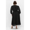 Women's Plus Size Finley Sheer Dress - black | CITY CHIC - 2 of 4