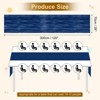 Unique Bargains Light Elegant Romantic Sheer Rustic Gauze Table Decoration Runner 2 Pcs - 2 of 4