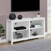 Montana Highboy TV Stand for TVs up to 65" with Shelves White - Breighton Home: Modern Media Console, Storage - 2 of 4