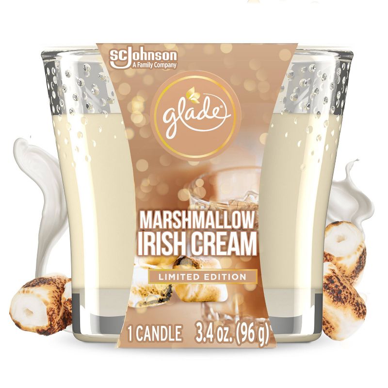 Glade Small Jar Candle - Marshmallow Irish Cream - 3.4oz, 1 of 10