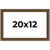 PosterPalooza | Sculpted Gold Picture Frame - UV Acrylic, Backing Board, Hanging Hardware Included - 2 of 4
