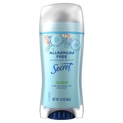 Secret Aluminum Free Deodorant Cucumber - 3.8oz