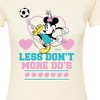 Women's - Disney - Less Dont More Dos Soccer Juniors Fitted Graphic T-Shirt - image 2 of 3