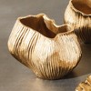 Plum & Post Lillian Vase Large - Champagne Gold - 2 of 4
