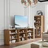SpassWay 31"L 16"D Wood Storage Cabinet Decorative Sideboard Kids Classroom Storage Bookshelves/Bookcase with Adjustable Shelves - 4 of 4