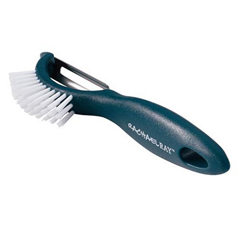 Rachael Ray Tools And Gadgets Nylon Veg-a-peel Fruit/vegetable Brush And  Peeler, Marine Blue : Target