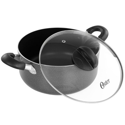 Oster Granite Grey 7-Piece Non-Stick Aluminum Cookware Set
