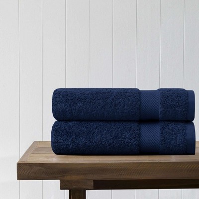 Delara 100% Organic Cotton Soft, Quick Dry & Ultra-Absorbent Hand Towel (Pack of 2)