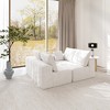 WJSHome 134 Inch Modular Cloud Couch, Boneless Sectional Couches for Living Room, Deep Seat Corduroy Fabric No Assembly Required Sleeper Sofa - 4 of 4