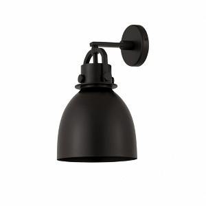 Newton Bell - 1 Light Wall Sconce with Metal Shade In Industrial Style-14.5 Inches Tall and 8 Inches Wide - 1 of 1