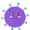 Blue Panda Round Purple Small Pinata for Stay at Home Party - 3 of 4