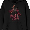 Nightmare On Elm Street Ready Or Not Here I Come Long Sleeve Women's Black Hooded Sweatshirt - 2 of 3