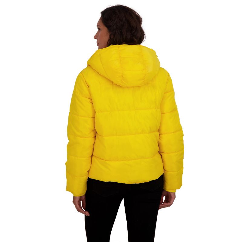 Women's Short Puffer Jacket - Sebby Collection, 4 of 5
