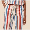 Women's Pelly Striped Woven Pants - FRNCH - 2 of 4