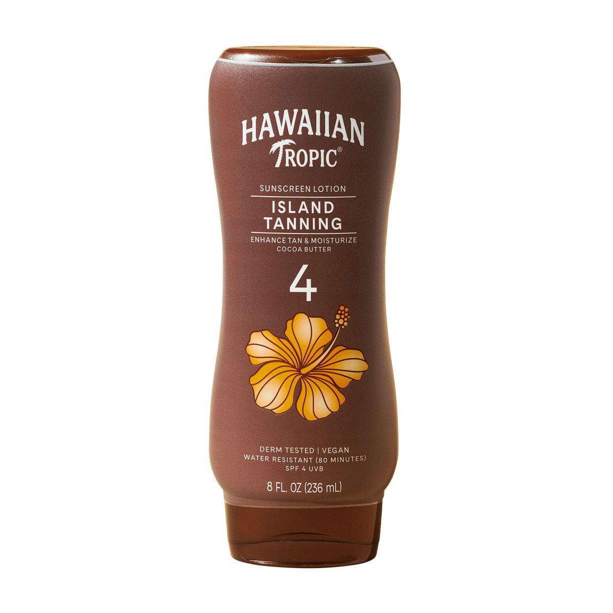 Hawaiian Tropic Dark Tanning Lotion Sunscreen - SPF 4 - 8oz