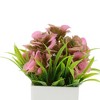 Unique Bargains Artificial Plants Spring Grass with Roses in Pot Plastic 6.3"x6.3"x6.3" 1 Pc - 4 of 4