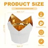 Unique Bargains Party Christmas Cake Muffins Paper Tulip Baking Cups 100 Pcs - 2 of 4