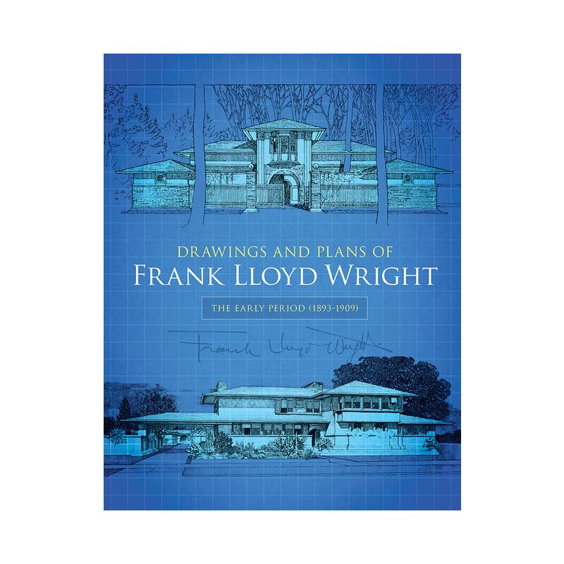 Drawings and Plans of Frank Lloyd Wright - (Dover Architecture) (Paperback), 1 of 2