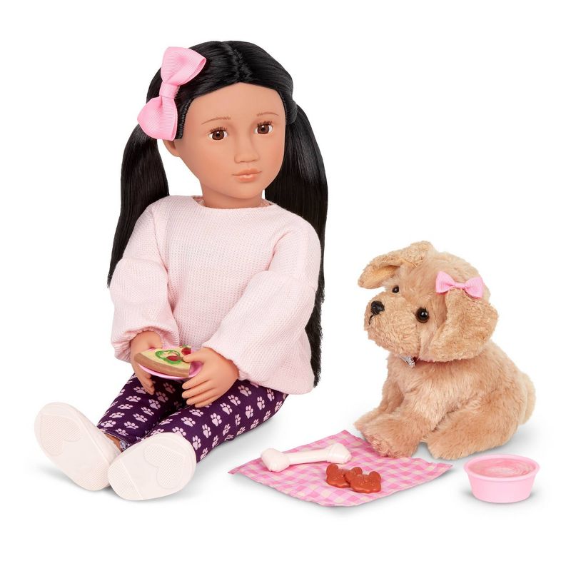 Our Generation Jin &#38; Charm 18&#34; Doll &#38; Pet Set, 4 of 10